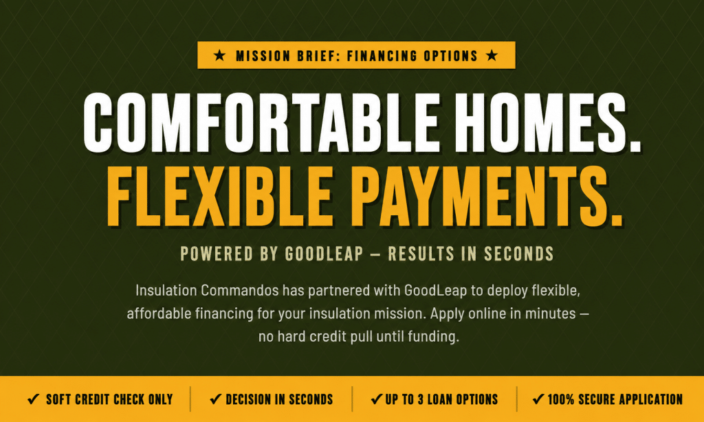 Financing options for Insulation Commandos of Greater Phoenix