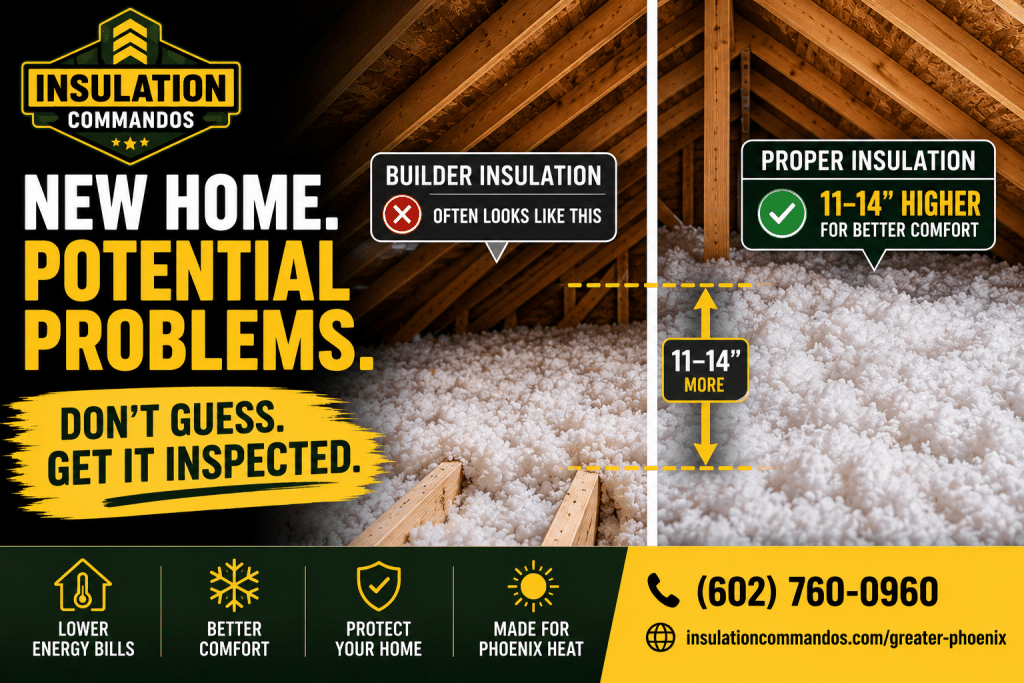 builder insulation is often inadequate