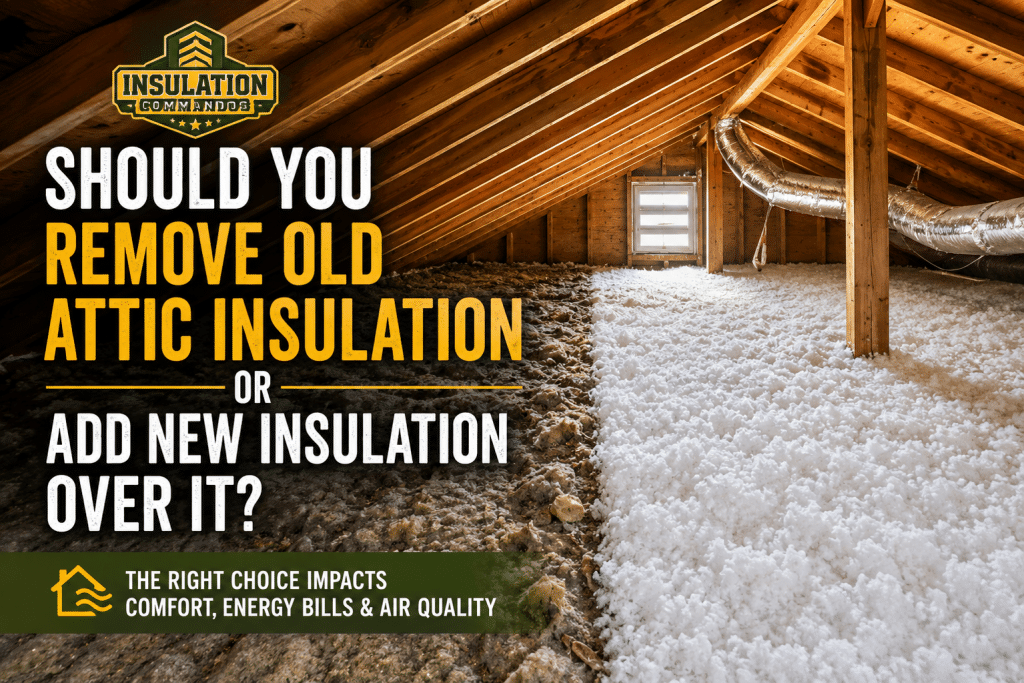 Old vs new insulation